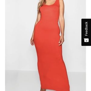 Orange 🍊 Sleeveless Maxi Dress!!